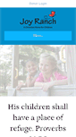 Mobile Screenshot of joyranch.org